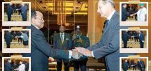 High Commissioners and Ambassadors-designate from the European Union, Nigeria, Egypt, United States of America, Congo, Brazil and the Central African Republic presented their Letters of Credence to President Paul Biya during a solemn ceremony yesterday Ju