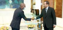 Tahir Hamid Nguilin accueilli au Palais de l’Unité par le président de la République ;