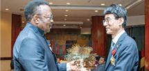 Diplomacy:Outgoing Korean Ambassador Honoured