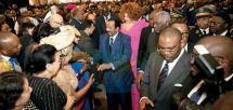 Comme le veut la tradition, le couple présidentiel a invité ses convives à une communion pour clôturer les célébrations de la 53e Fête nationale de l'Unité hier soir.