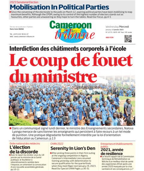 Le fouet serait interdit à l'école au Cameroun