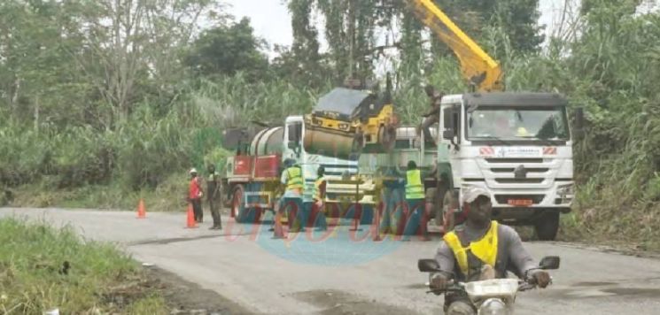 Douala-Nkongsamba: La route sous traitement