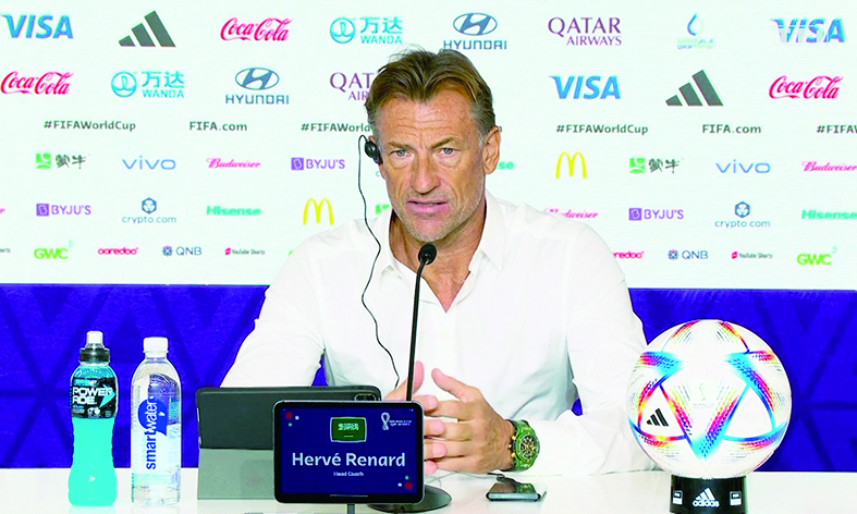 Hervé Renard, sélectionneur de l’Arabie Saoudite.