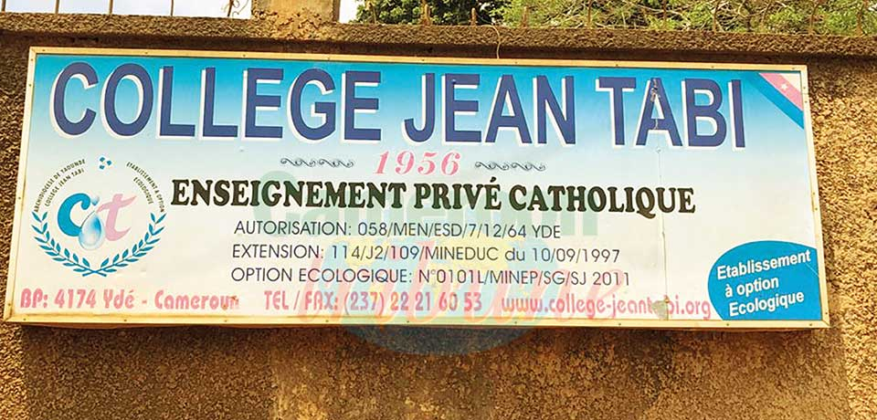 Le Collège Jean Tabi reste le meilleur national.