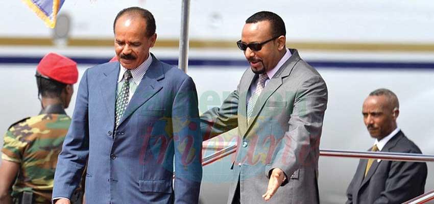 Abiy Ahmed et Issayas Afeworki, déterminés à trouver un accord.