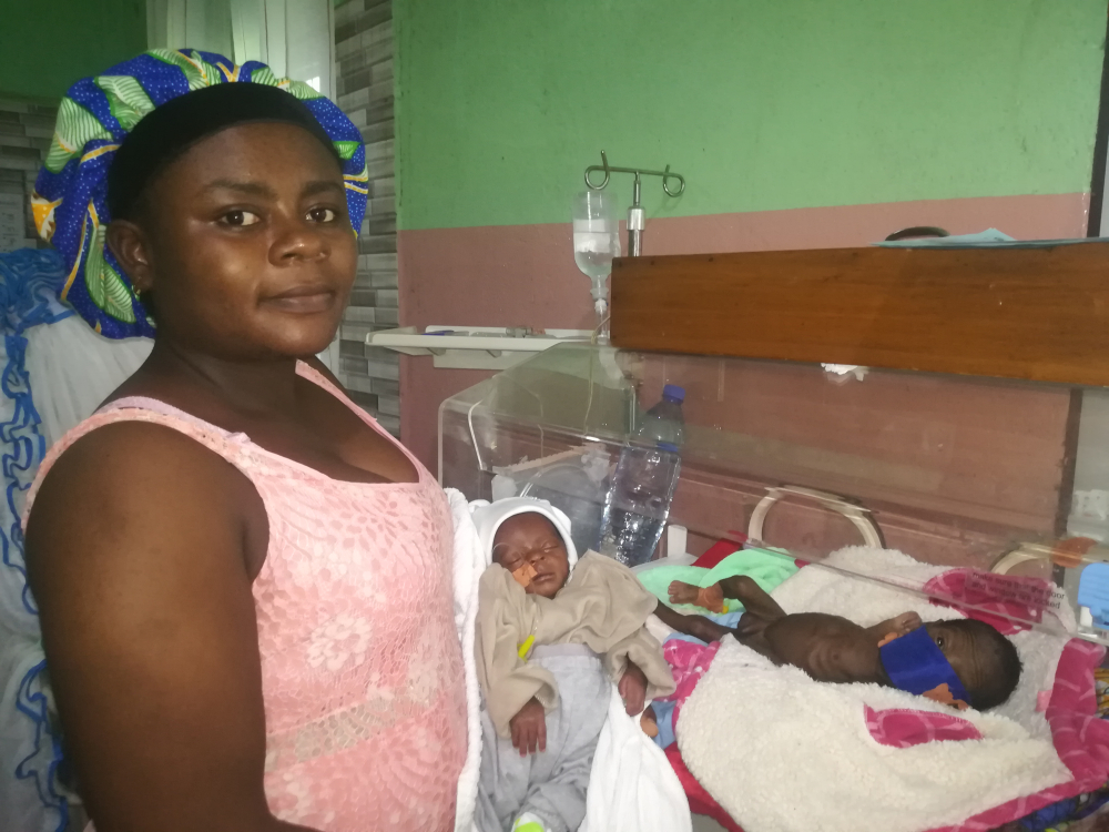 Ambalo Marceline Anu: “After more than a month in the nursery, my babies’ weights have improved.” Ambalo Marceline Anu: “After more than a month in the nursery, my babies’ weights have improved.”
