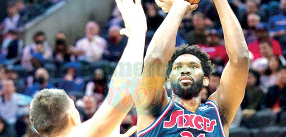 Ça plane pour Embiid. Ça plane pour Embiid.