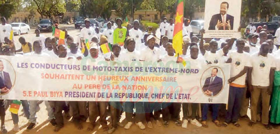 Maroua  : marche patriotique pour le président