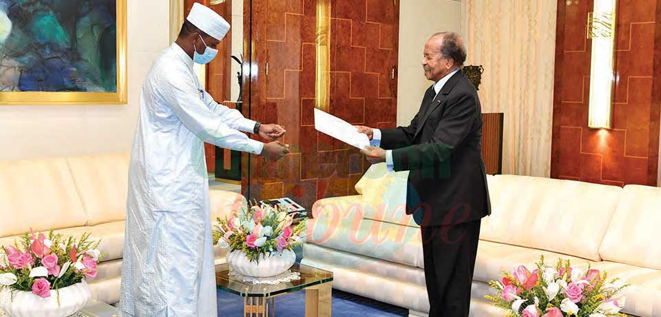 Political Situation in Chad : Envoy Solicits Paul Biya’sOrientation