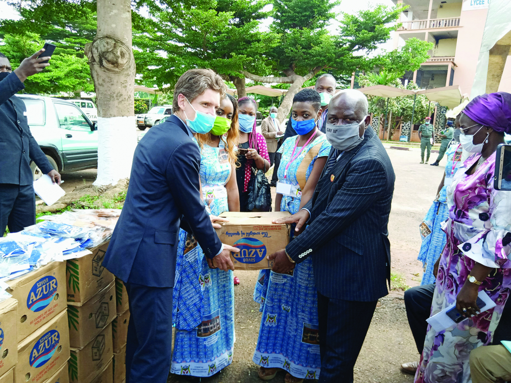 Yaounde III Council : Belgium Donates Covid-19 Preventive Kits