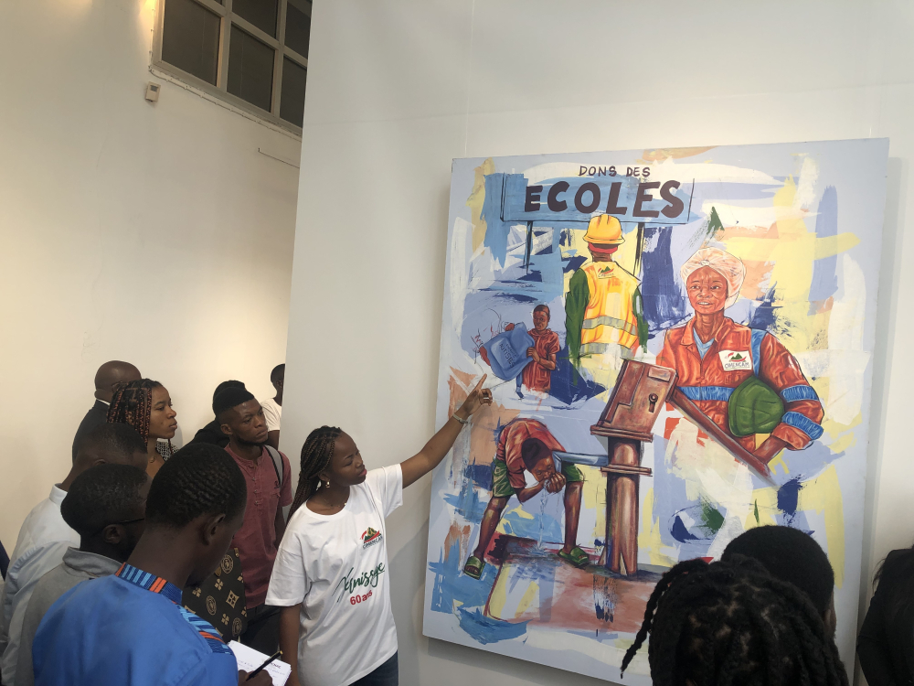 La galerie Mam, à Douala, a abrité ce mercredi 18 octobre une exposition d’œuvres artistiques, dans le cadre de la célébration des 60 ans des Cimenteries du Cameroun.