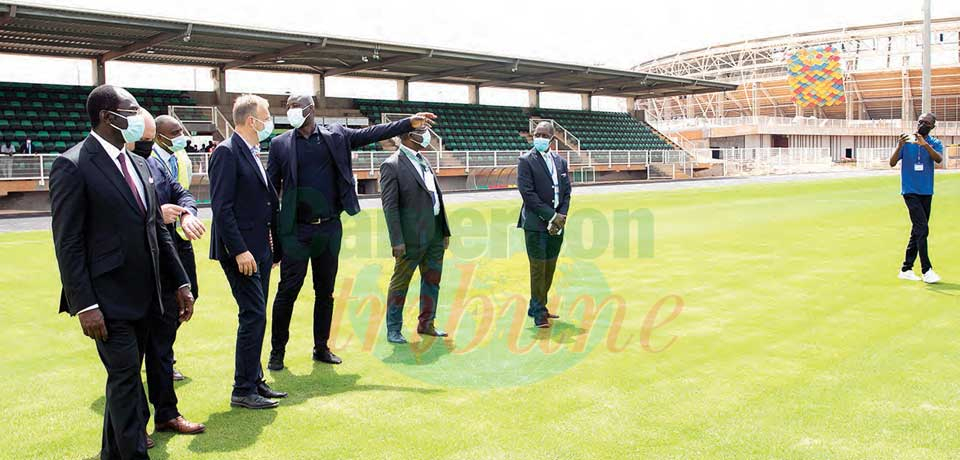 2021 AFCON : CAF Inspects Olembe Complex