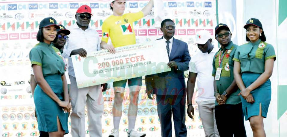 Grand prix cycliste international Chantal Biya: Un Allemand en jaune