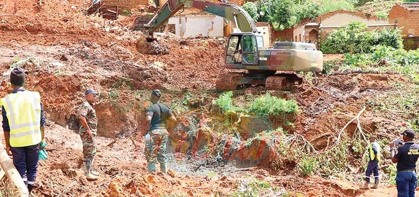 Eboulement à Bafoussam : les fouilles sont arrêtées