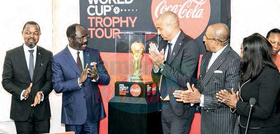 The golden trophy that 32 countries will compete to have. The golden trophy that 32 countries will compete to have.