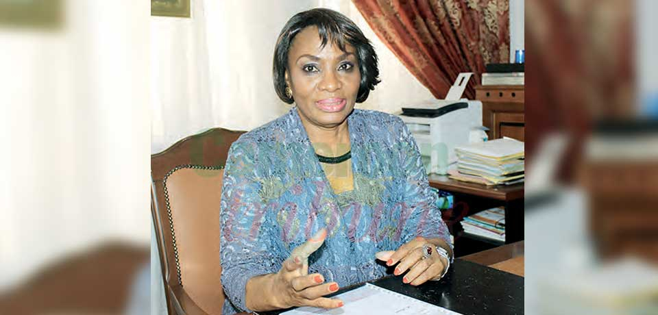 Pauline Irène Nguéné, ministre des Affaires sociales. Pauline Irène Nguéné, ministre des Affaires sociales.