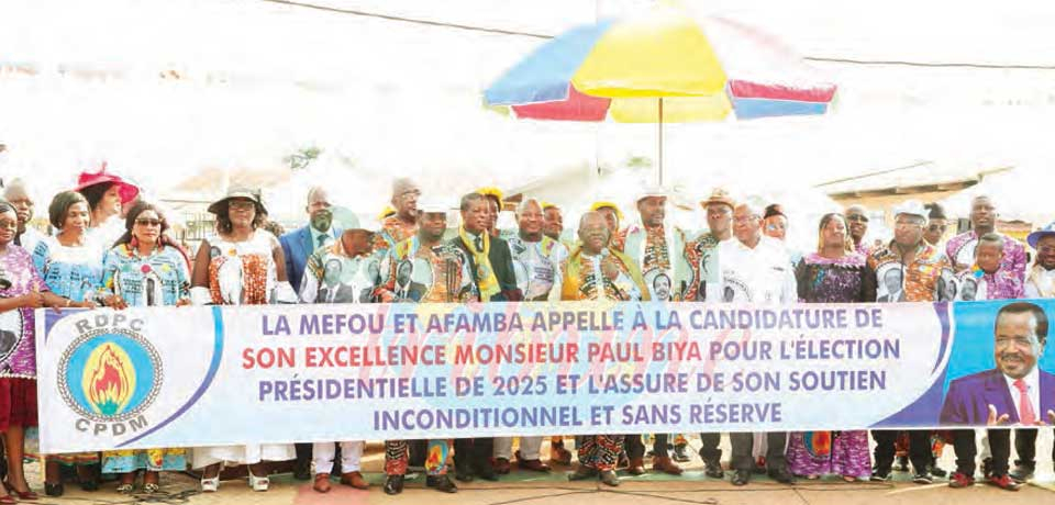 Présidentielle 2025 : l’appel de la Mefou et Afamba
