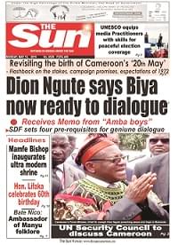 Peace Crusade In NW, SW: Local Newspapers Hail Dialogue Efforts Peace Crusade In NW, SW: Local Newspapers Hail Dialogue Efforts
