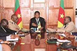 Minister Atanga Nji is keen to see that lasting peace returns to the restive regions Minister Atanga Nji is keen to see that lasting peace returns to the restive regions