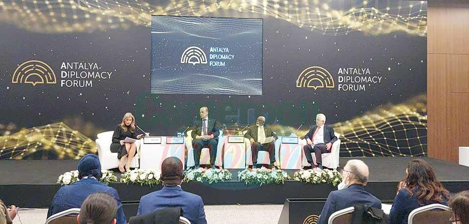 Antalya Diplomacy Forum : MINREX Represents Cameroon