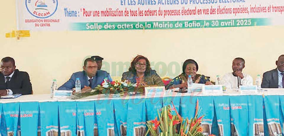 Elections apaisées et inclusives : le Centre balise le chemin Elections apaisées et inclusives : le Centre balise le chemin