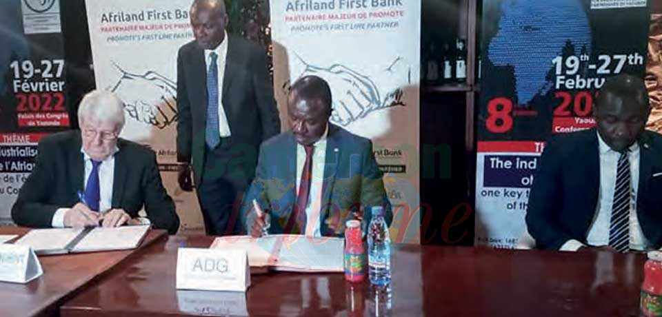 La fondation Inter-Progress et Afriland First Bank ont signé la convention mercredi dernier à Yaoundé.