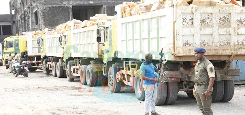 Douala : plus de 40 tonnes de produits contrefaits saisis