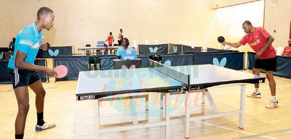Table Tennis : Dewey, Canon Campions of Cameroon