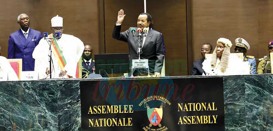 Septennat des grandes espérances : Paul Biya appelle à l’union sacrée