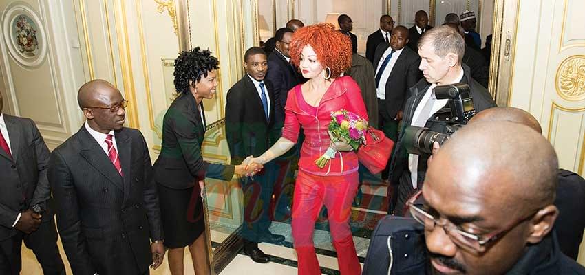 Chantal Biya At The Paris Peace Forum