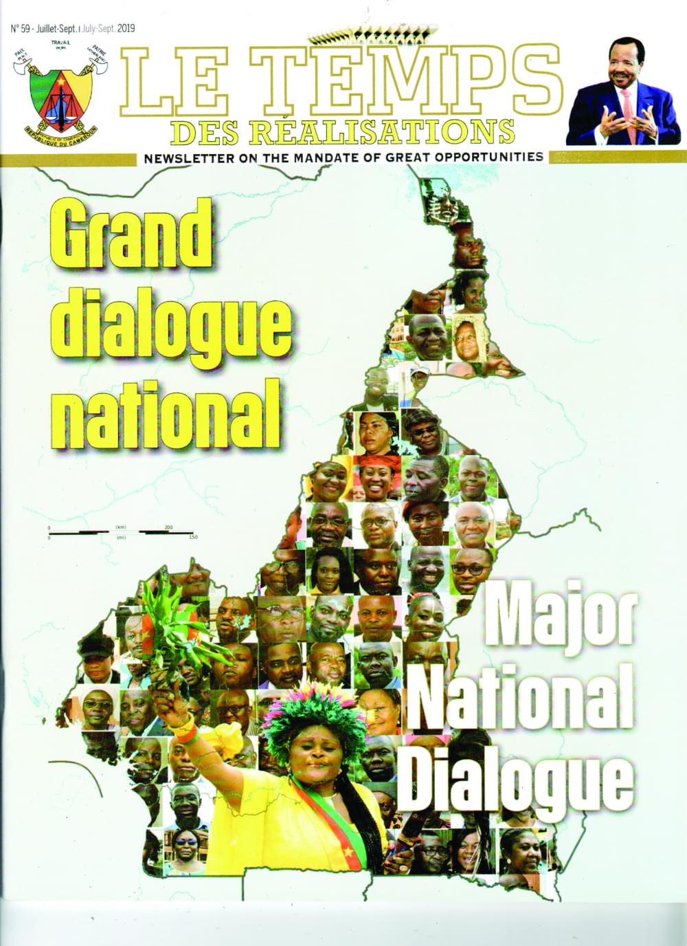 Un grand moment de la vie nationale célébré par le magazine bilingue du Cabinet civil.