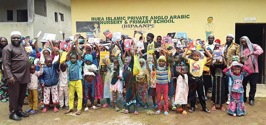 Buea  Moslem Community Assists 200 IDPs Learners