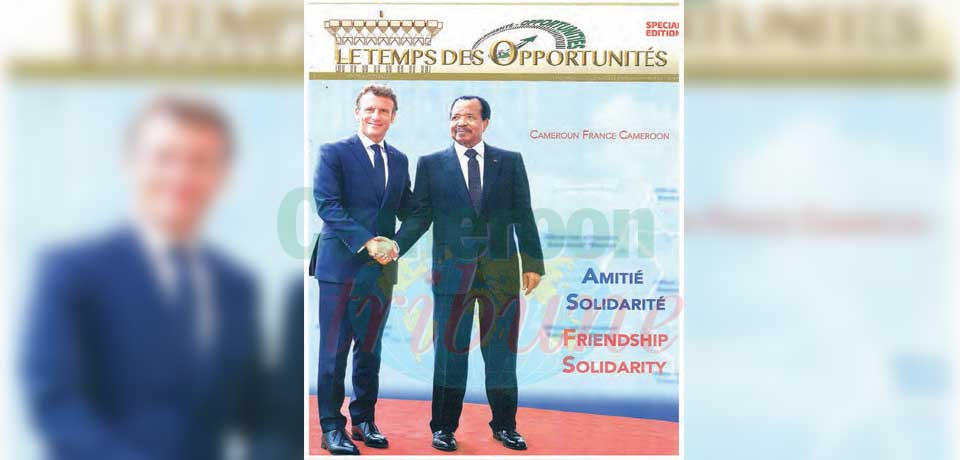 The special edition dedicated to Cameroon-France essentially friendship.