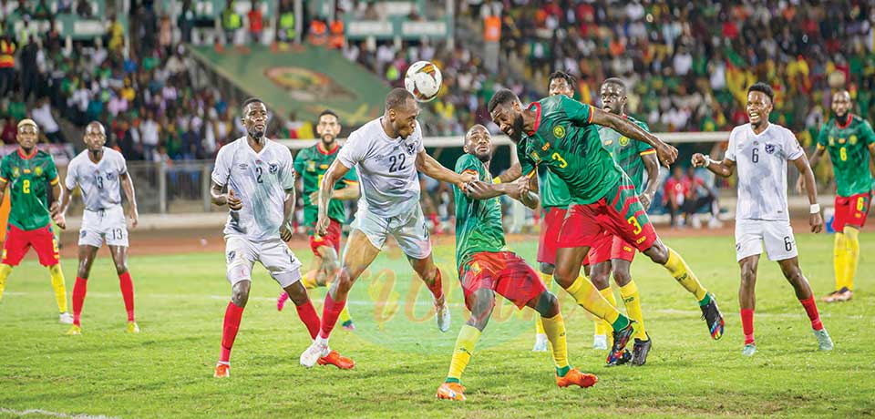 Le Cameroun a été contraint au match nul (1-1) vendredi dernier, à Yaoundé par l’équipe de Namibie, lors de la 3e journée qualificative. Le Cameroun a été contraint au match nul (1-1) vendredi dernier, à Yaoundé par l’équipe de Namibie, lors de la 3e journée qualificative.
