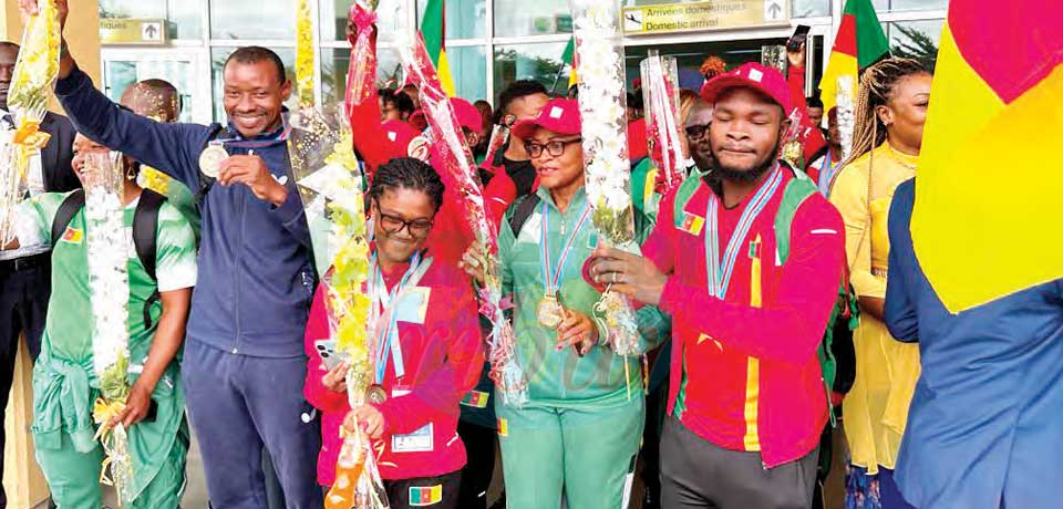 Francophonie Games : Heroic Welcome For Cameroonian Flagbearers