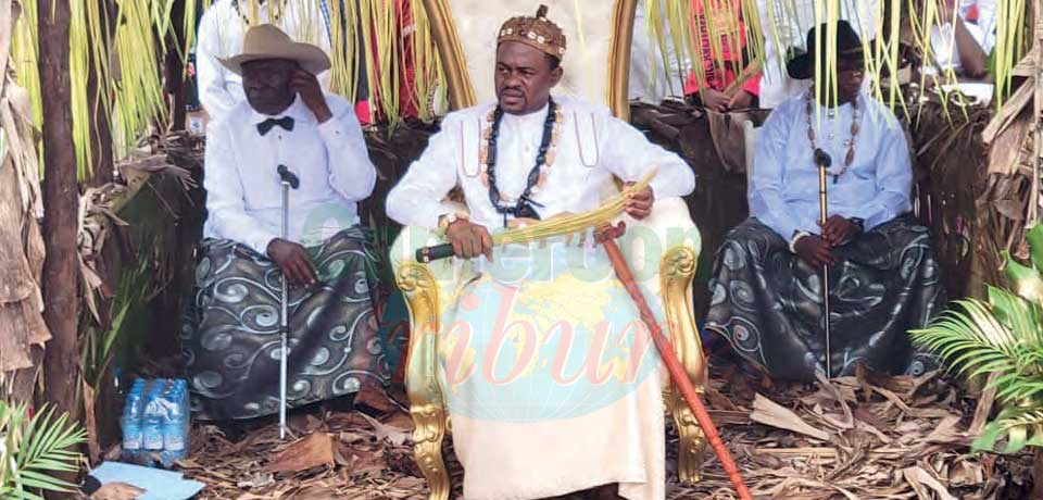 Bokwaongo-Membea Village: Chief Albert Njie Mbonde On Throne