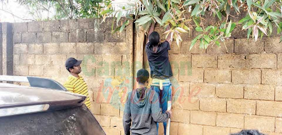 Meurtre à Yaoundé : les deux suspects sur la scène du crime Meurtre à Yaoundé : les deux suspects sur la scène du crime