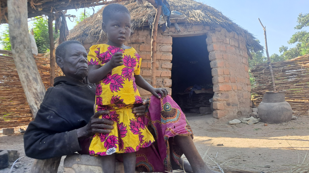The three-year-old was orphaned at two months and was cared for by the aged paternal grandmother before recovering from severe malnutrition. The three-year-old was orphaned at two months and was cared for by the aged paternal grandmother before recovering from severe malnutrition.