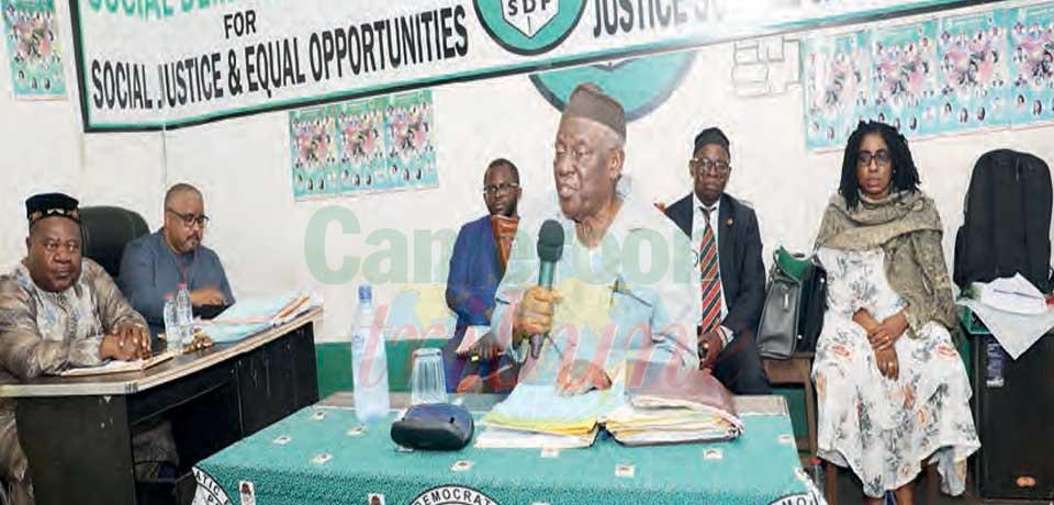 National Chairman, Ni John Fru Ndi chaired the NEC meeting in which the matter was deliberated at on July 23, 2022.