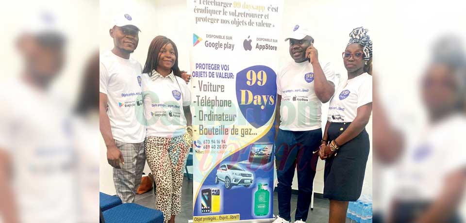 De jeunes start-uppeurs camerounais ont mis sur pied une application permettant de sécuriser les biens précieux et de les retrouver en un jour en cas de perte ou de vol. De jeunes start-uppeurs camerounais ont mis sur pied une application permettant de sécuriser les biens précieux et de les retrouver en un jour en cas de perte ou de vol.
