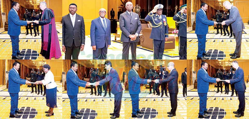 Palais de l’Unité : tapis rouge pour six ambassadeurs