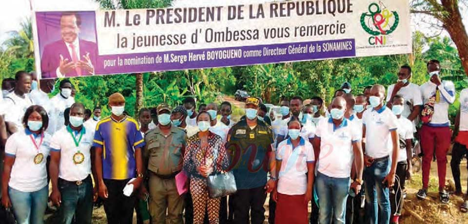 Nomination de Serge Hervé Boyogueno : la jeunesse d’Ombessa dit merci à Paul Biya