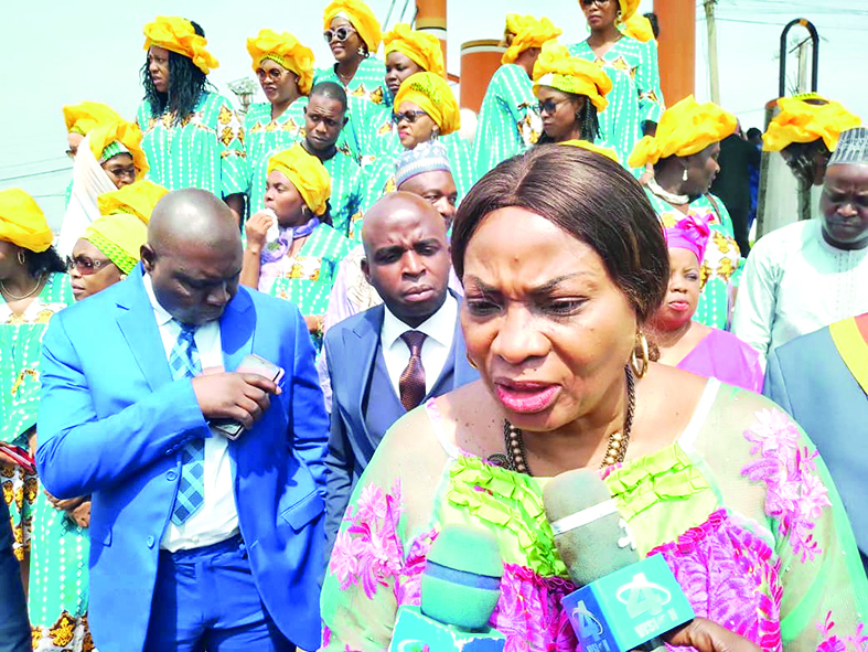 Pauline Irène Nguéné, ministre des Affaires sociales. Pauline Irène Nguéné, ministre des Affaires sociales.