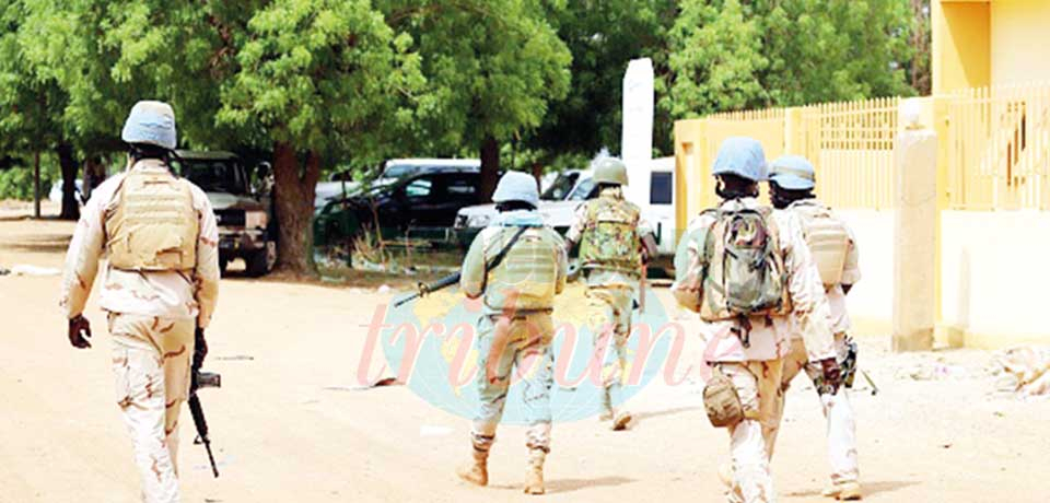 Chadian troops on special mission.