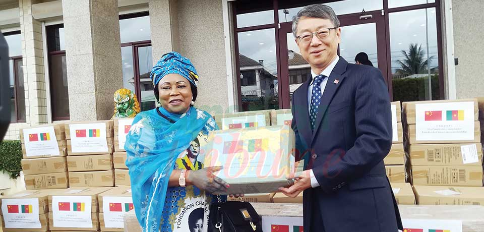 Bilateral Cooperation : China Donates To Chantal Biya Foundation