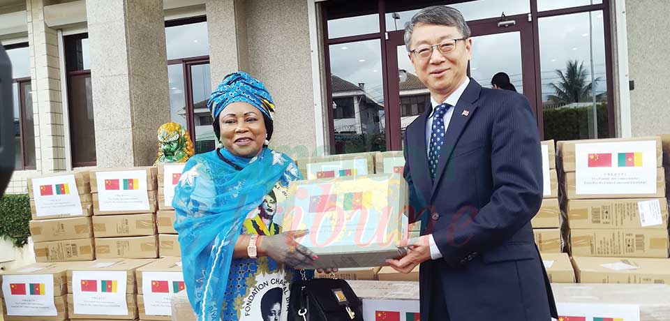Bilateral Cooperation : China Donates To Chantal Biya Foundation Bilateral Cooperation : China Donates To Chantal Biya Foundation