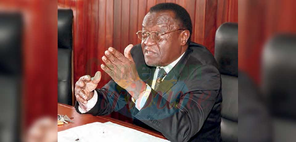 Dr Shey Peter Mabu, Deputy General Manager of SOPECAM, one of the pioneers of Cameroon Tribune on July 1, 1974. Dr Shey Peter Mabu, Deputy General Manager of SOPECAM, one of the pioneers of Cameroon Tribune on July 1, 1974.