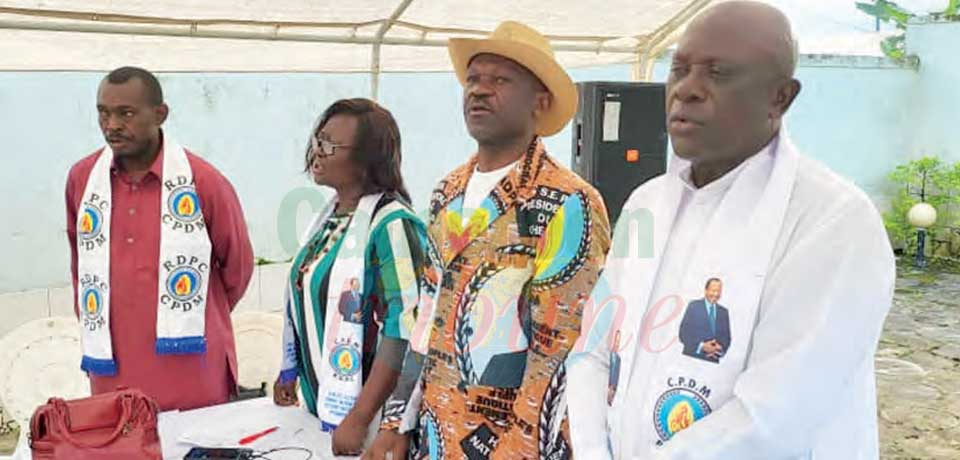 CPDM Kupe Muanenguba III Section : Officials Intensify Electoral Consultations