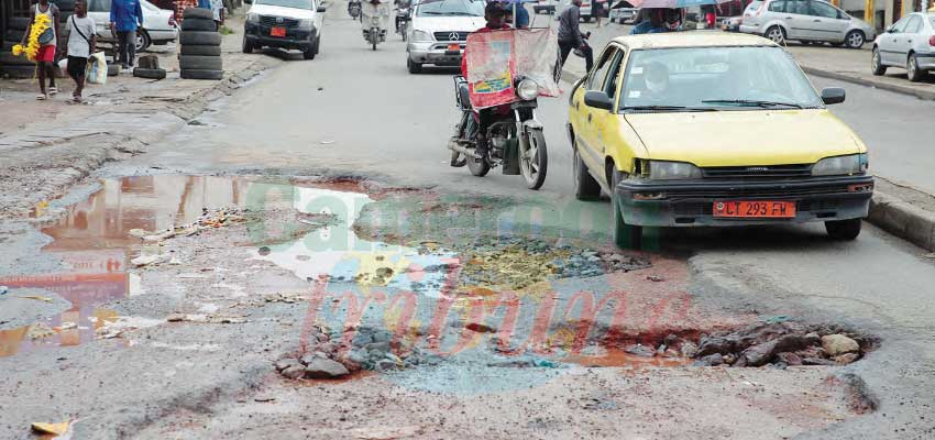 Rapid Degradation of Roads in Douala