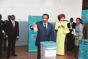 President Biya Exercises Civic Right